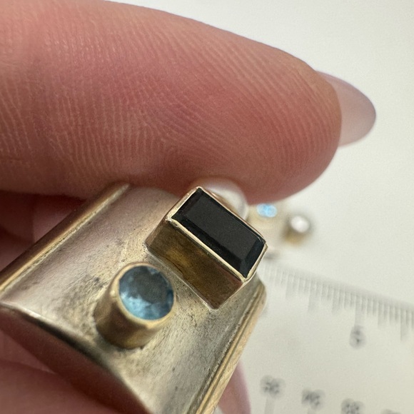 Vintage Michou Sterling Silver Earrings and Pendant Set - Picture 12 of 15